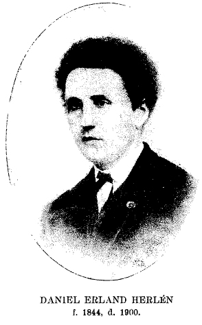 Daniel Erland   Herlén 1844-1900